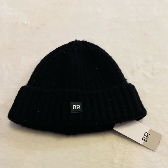 BP. Black Beanie One Size NWT - Picture 1 of 7